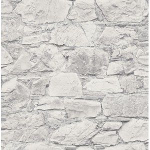 טפט קיר אבן טבעית לבן