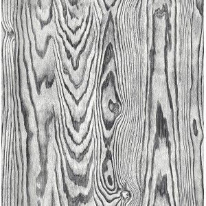 טפט קיר לוח עץ טבעי - שחור אפור