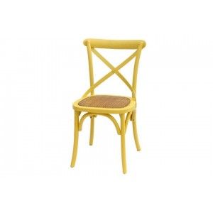 ריהוט לבית, כסא משענת איקס צהוב
