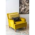 כורסאות מעוצבות , כורסה מעוצבת איילת בצהוב