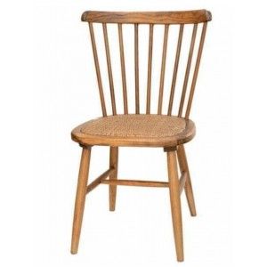 כסא ראטן עץ פסים -גוון  עץ