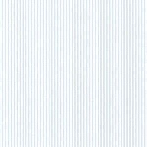 טפט פסים צפופים - כחול על רקע לבן