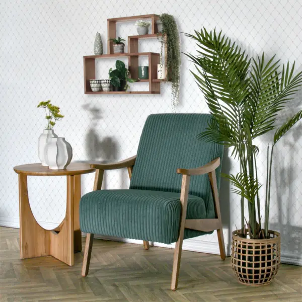 כורסה לסלון בצבע ירוק - הבית של עידה