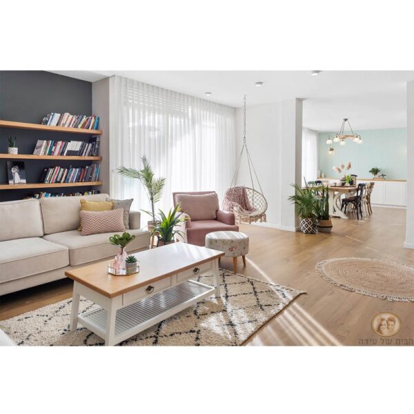 ⁦שולחן סלון סיסיל שמנת⁩ – תמונה ⁦4⁩
