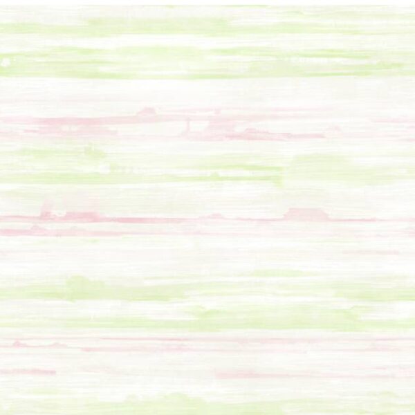 טפט לקיר בגווני ירוק וורוד בהירים, מתאים לעיצוב סלון או חדר ילדים.