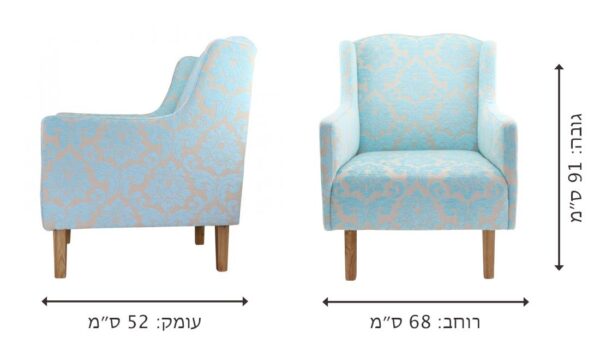 ⁦כורסה מעוצבת פאני⁩ – תמונה ⁦9⁩