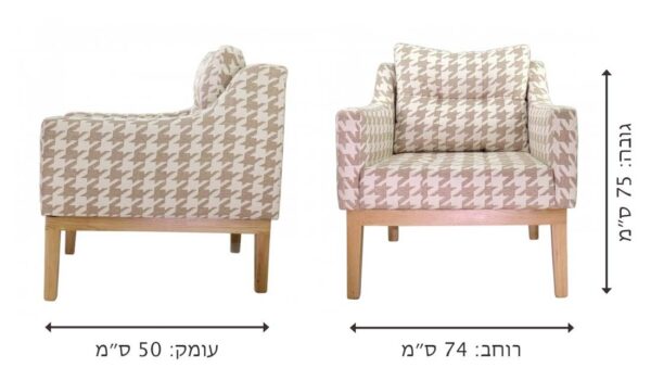⁦כורסת פרומה מעוצבת⁩ – תמונה ⁦9⁩