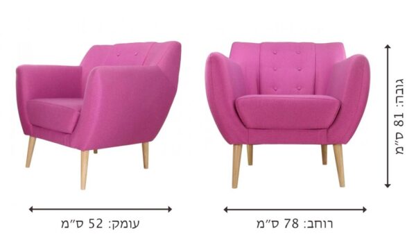 ⁦כורסת ריטה מעוצבת⁩ – תמונה ⁦7⁩