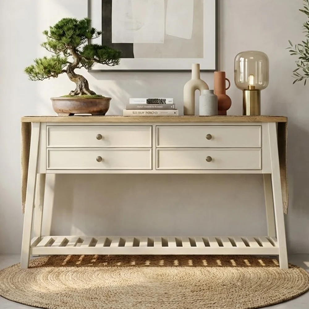 קונסולה מעוצבת אנט שמנת