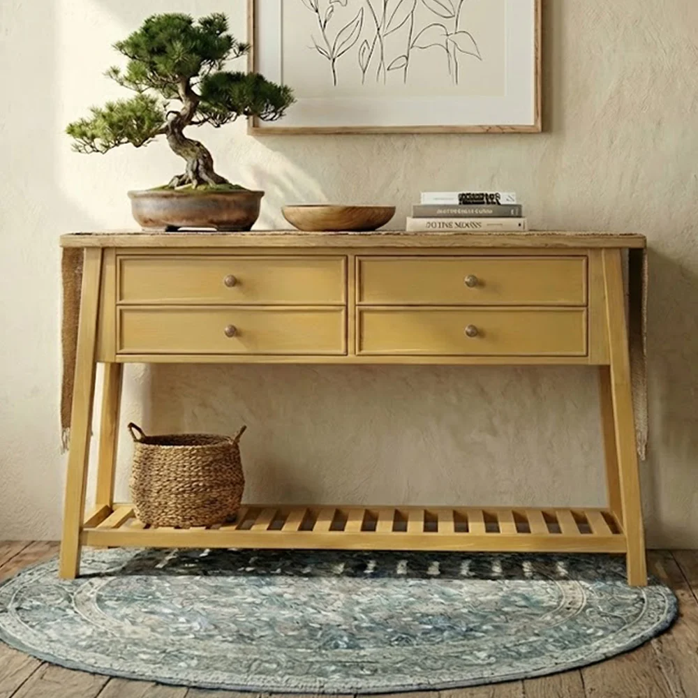 קונסולה מעוצבת אנט צהוב