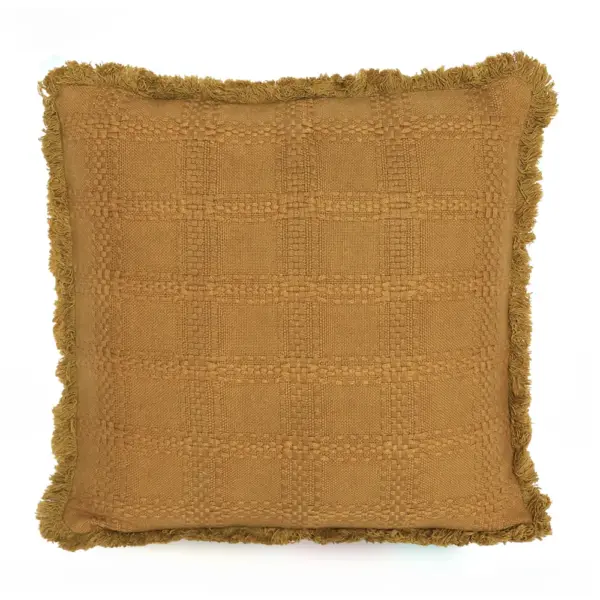 כרית נוי לסלון כותנה חרד- הבית של עידה