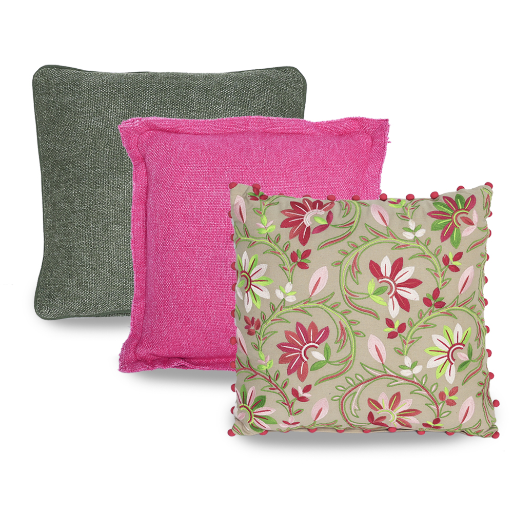 סט 3 כריות בוטניקה