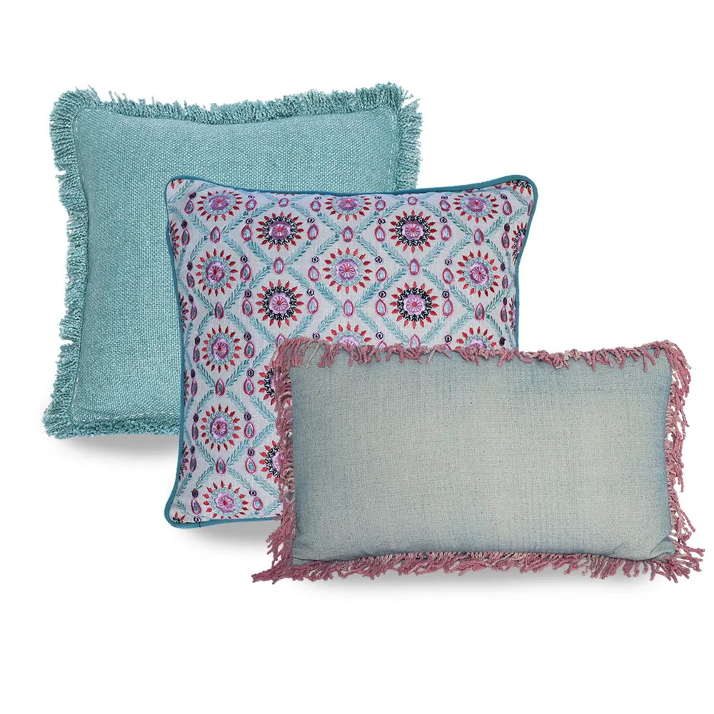 סט 3 כריות בוהמה