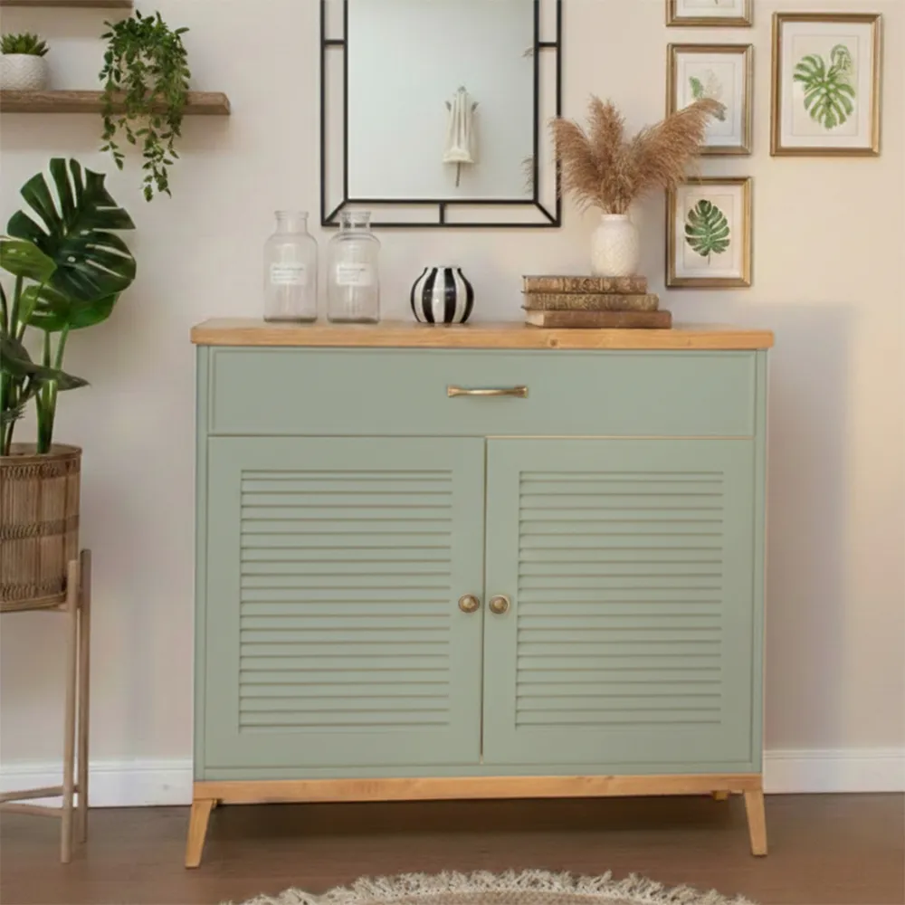 שידת כניסה קארי תכלת Outlet