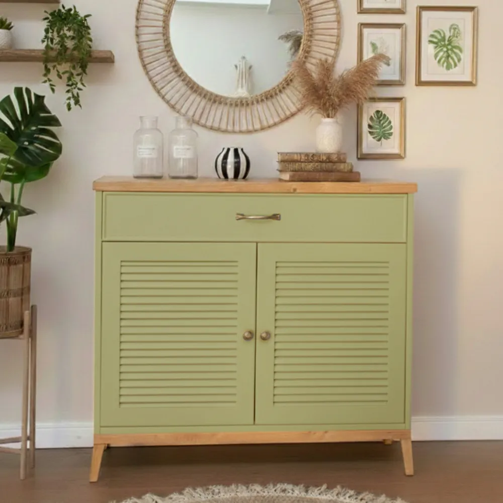 שידת כניסה קארי ירוק סלדין Outlet